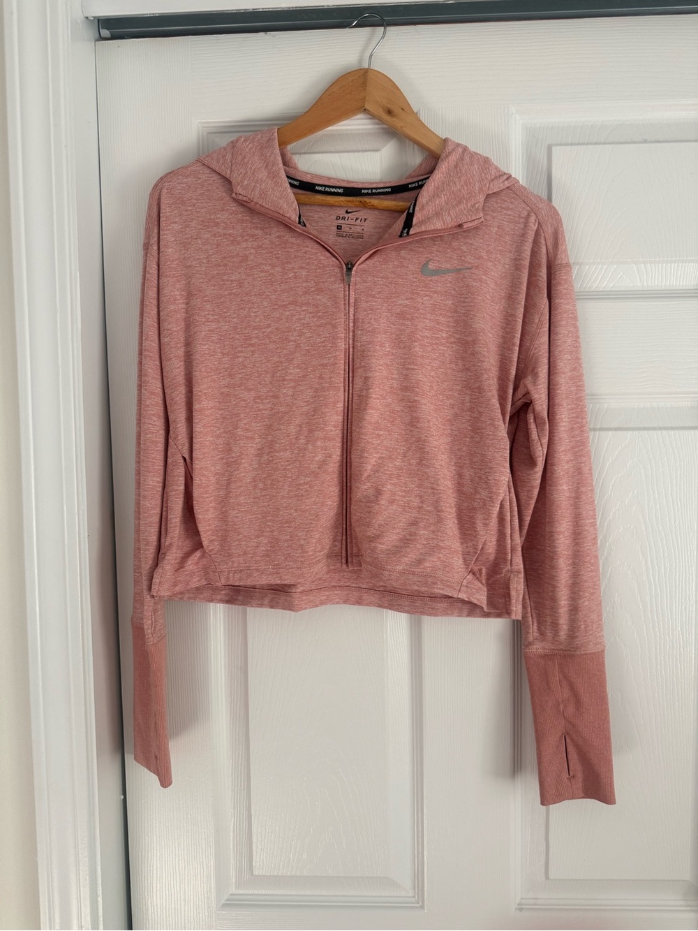 Nike Women’s Dusty Rose Half-Zip Hooded Performance Jacket